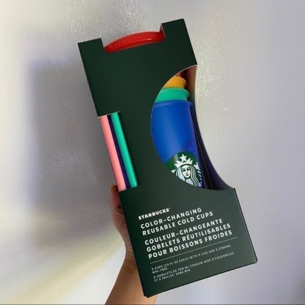 Starbucks | Summer 2020 Reusable Color Changing Cold Cups 5pk